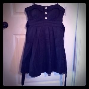 Strapless Black Dress